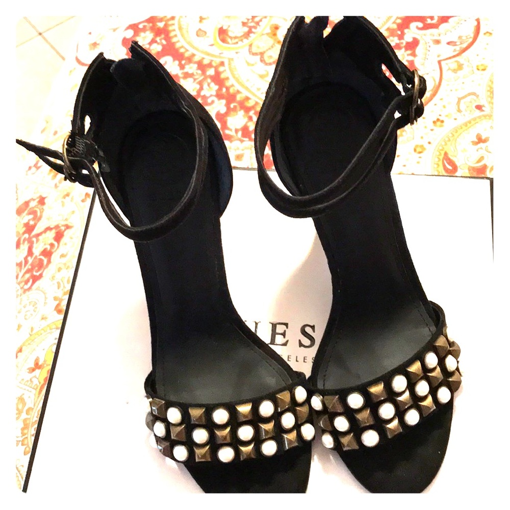 Guess Heel Black Shoes 9